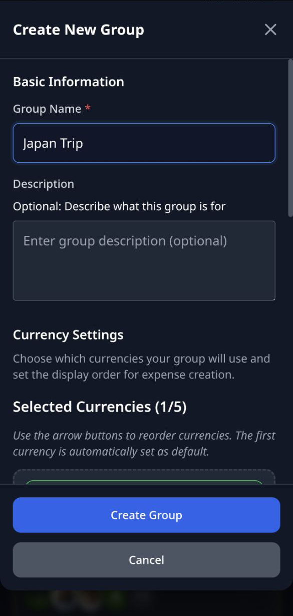 Create a group