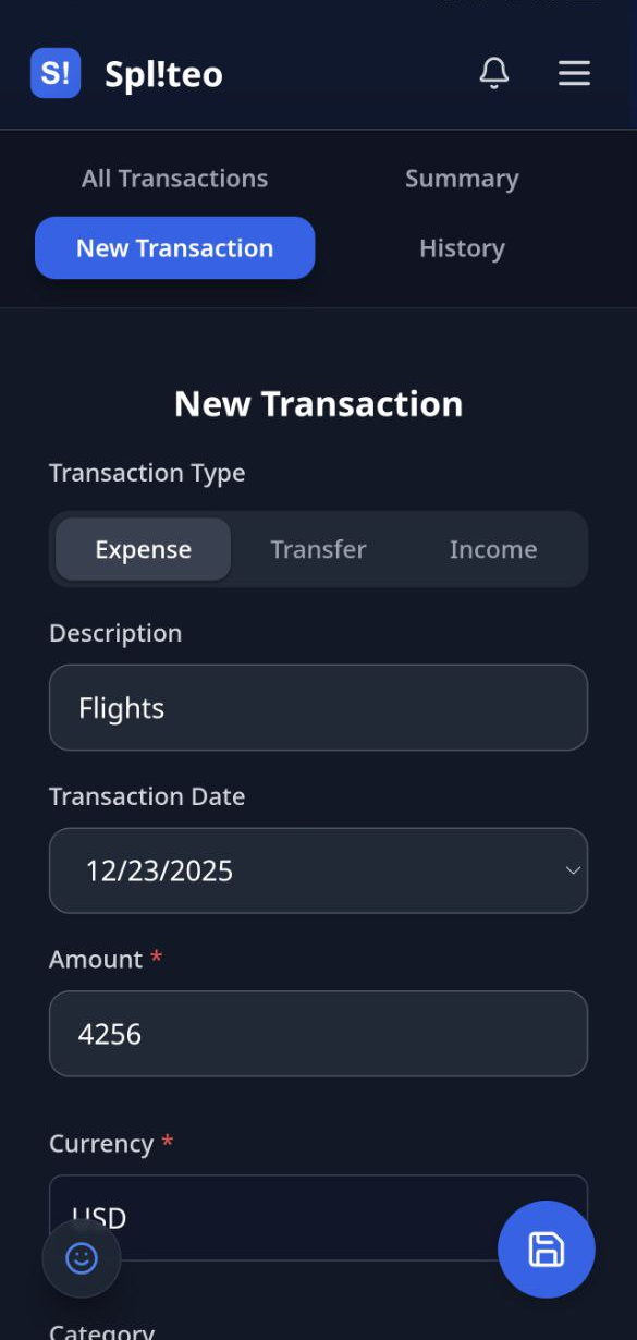 Add expenses